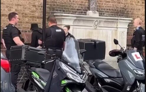 Man Found with Knife and Cannabis After Vandalism Report Outside Brighton Church