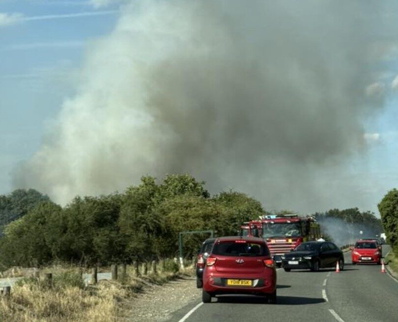 Wildfire Brought Under Control on Dartford Heath After Major Fire Service Response