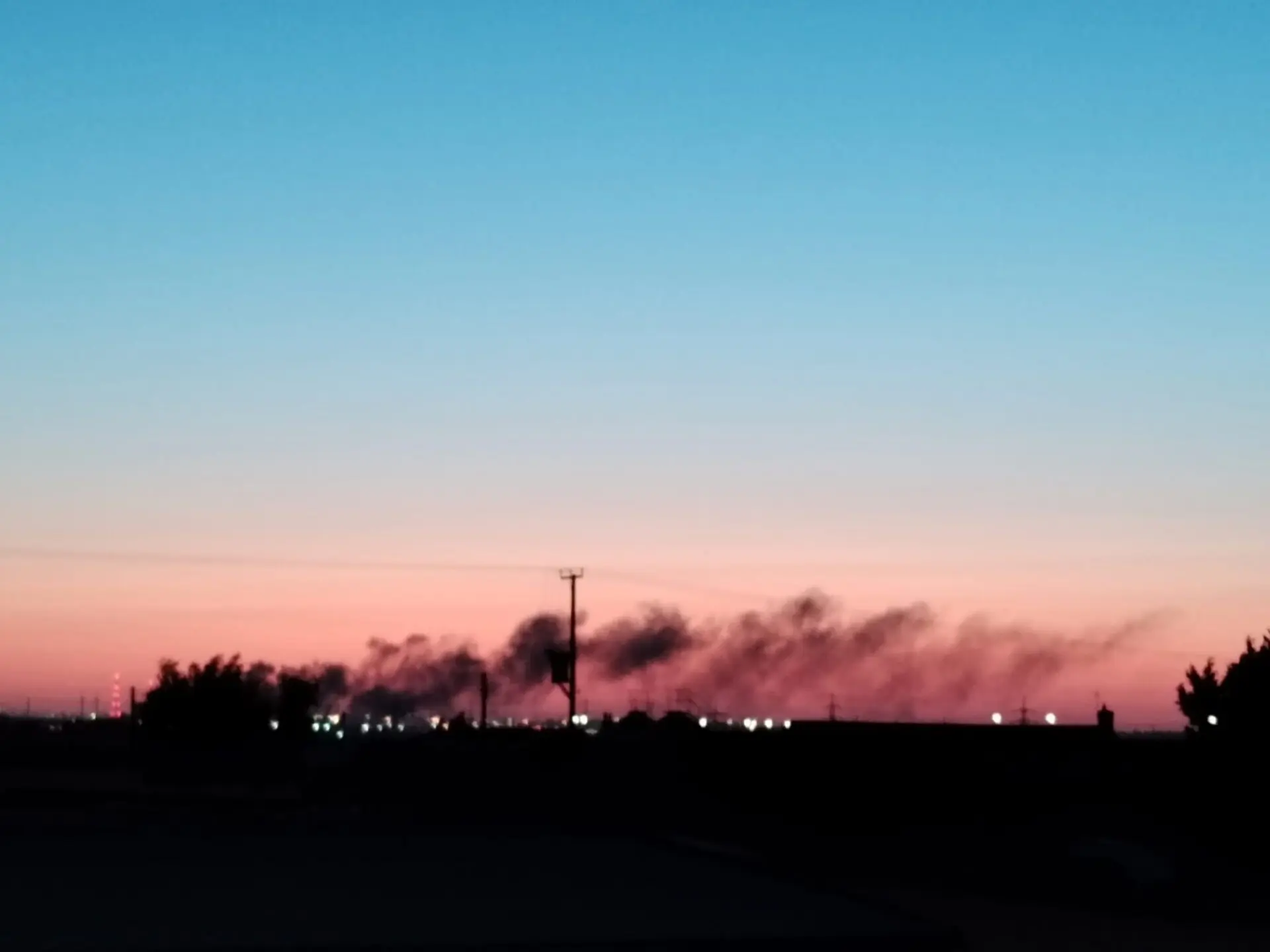 Firefighters Tackle Large Industrial Blaze in <a class=