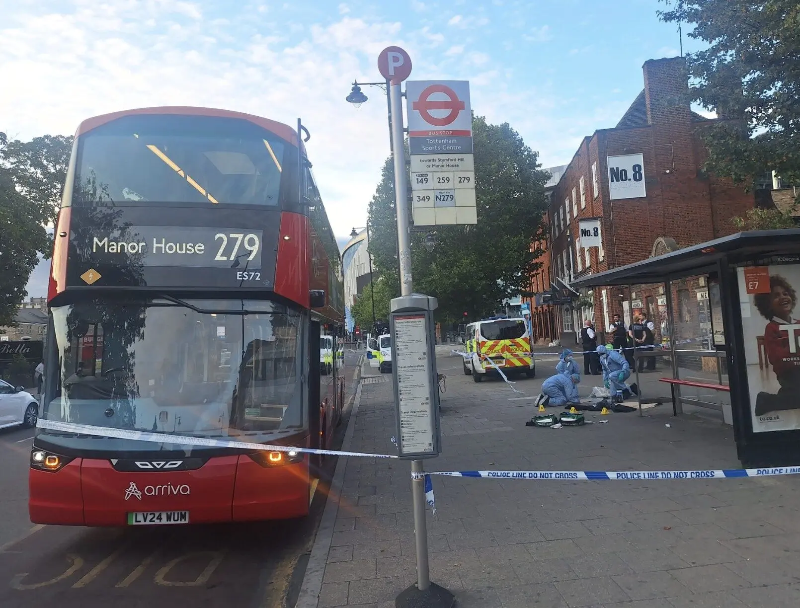 Tottenham Boy, 14, stabbed on bus in broad daylight attack
