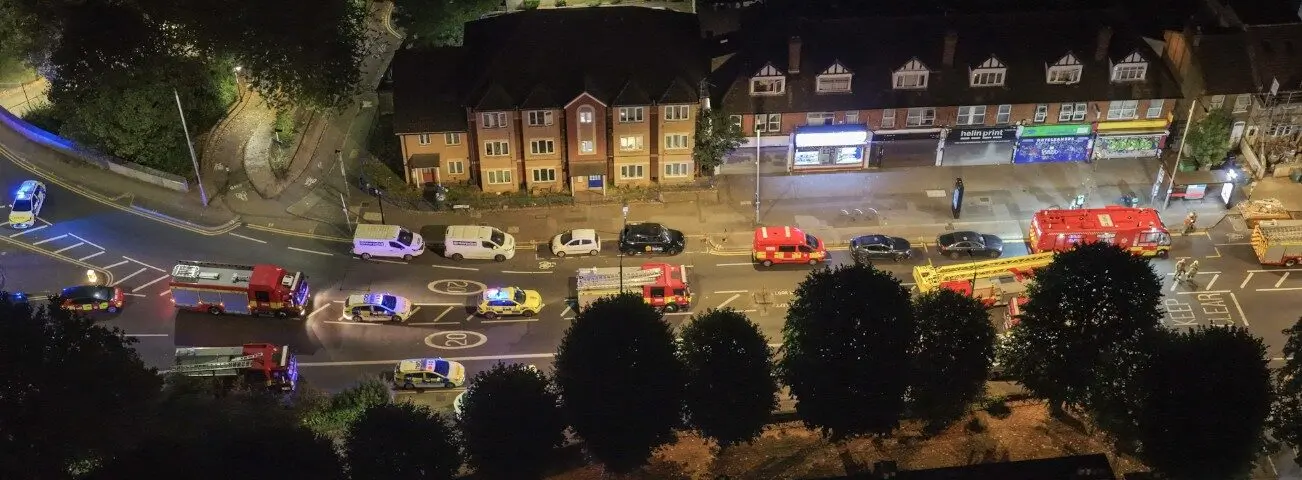 12 Fire Engines called to Suspected Cannabis Factory Blaze in Walthamstow