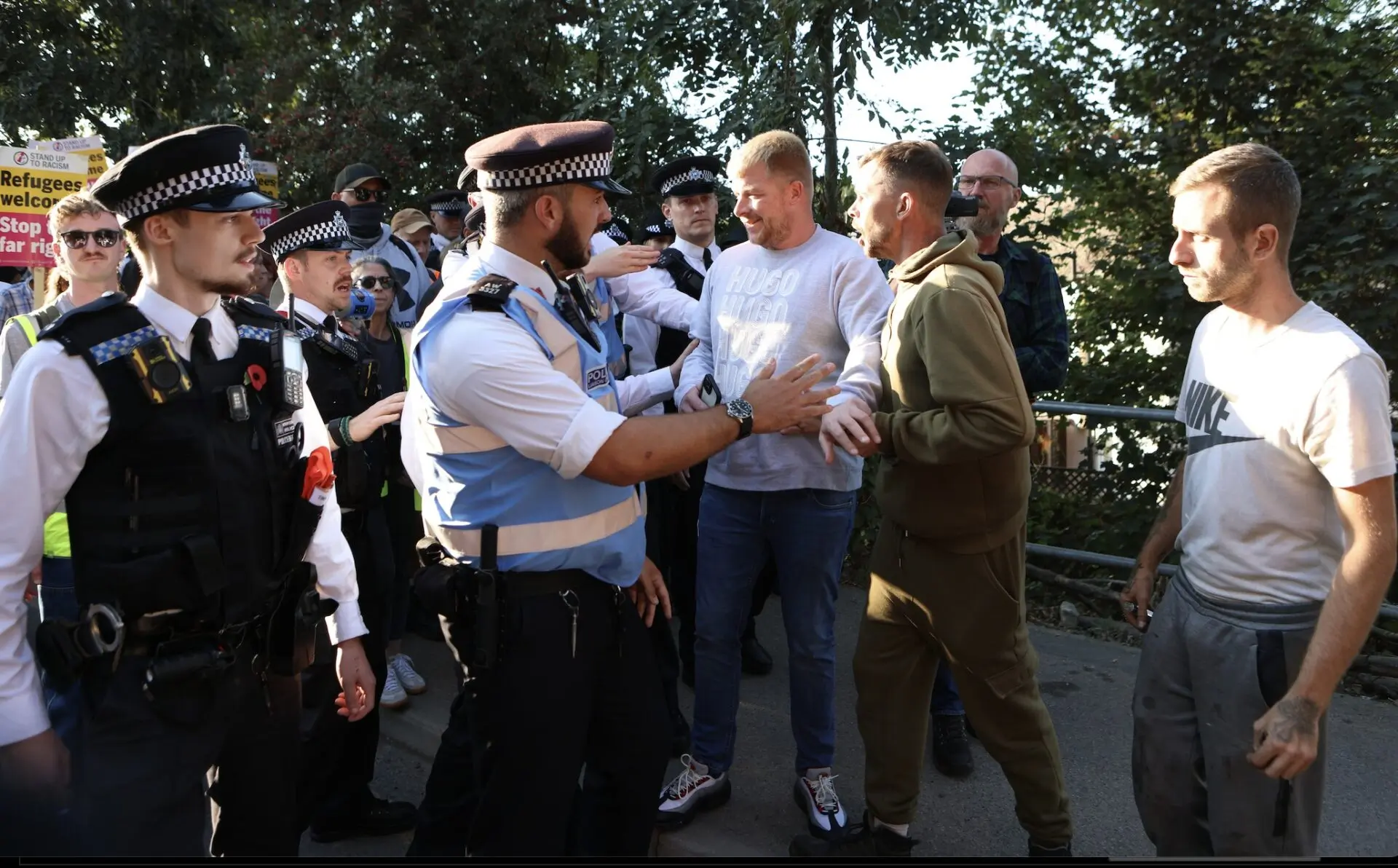Bromley residents protest against migrant housing in their community