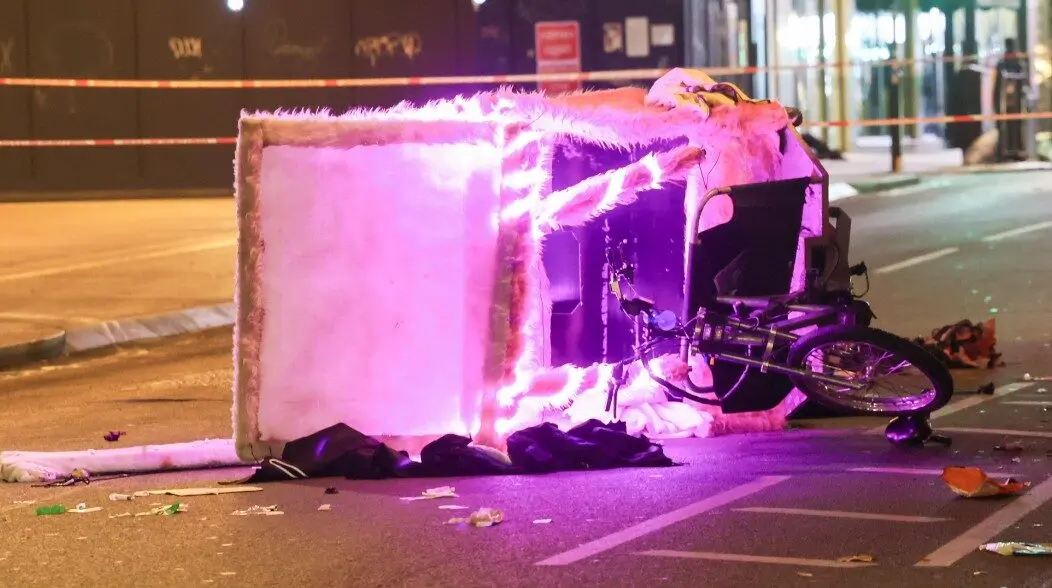 Rickshaw Rider and Two Passengers Fighting for Their Lives After Collision with London Bus in <a class=