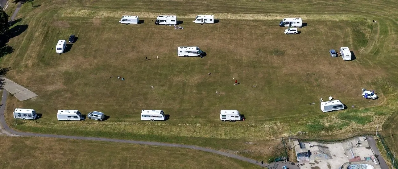 Travellers invade Napoleonic  Fort Pitt Site in Chatham