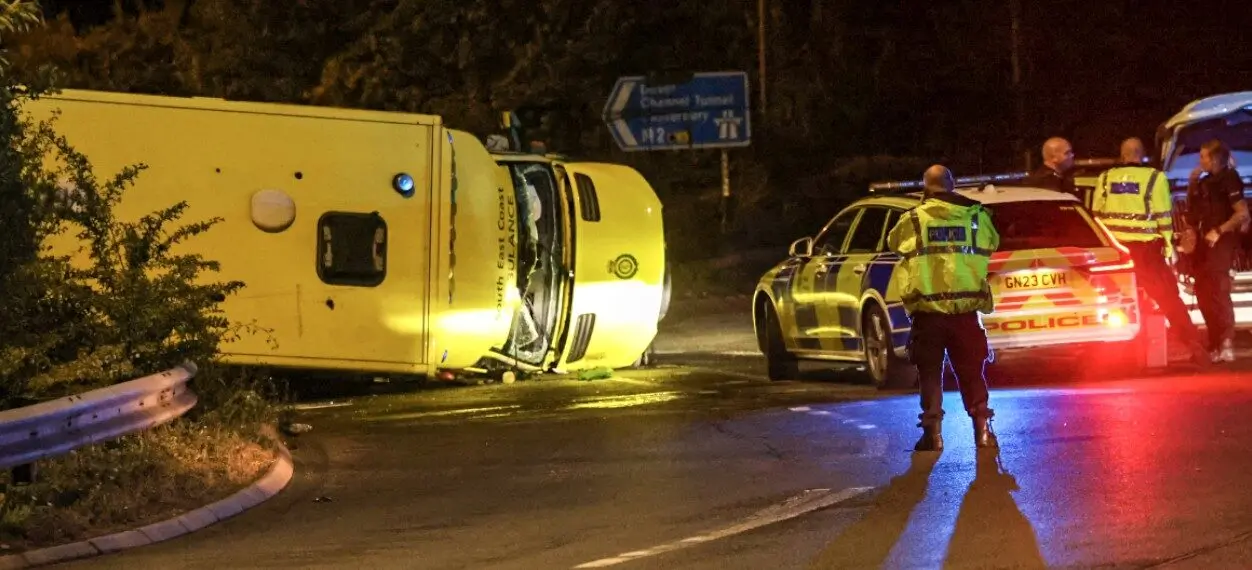 Kent Police Launch Probe After Crash Involving Ambulance on M2