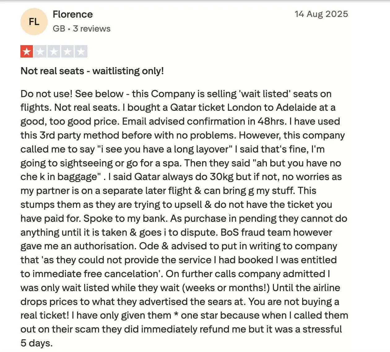 Warning Issued Over Flightoworld Travel Bookings After Customer Reports ‘Scam’