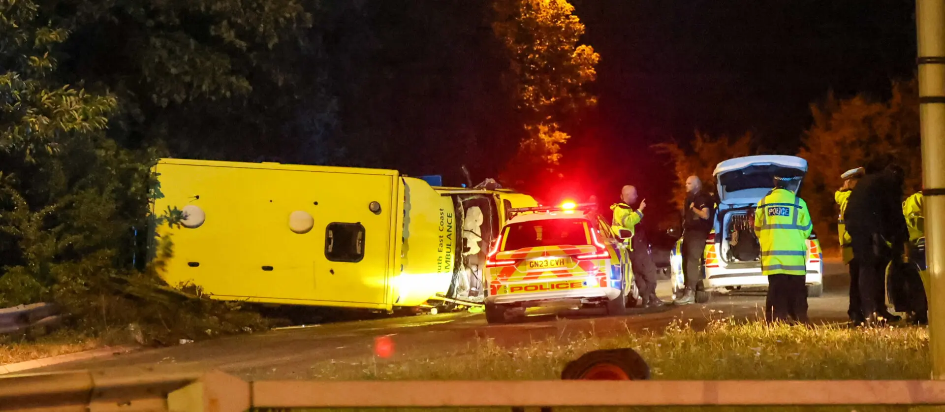 Kent Police Launch Probe After Crash Involving Ambulance on M2
