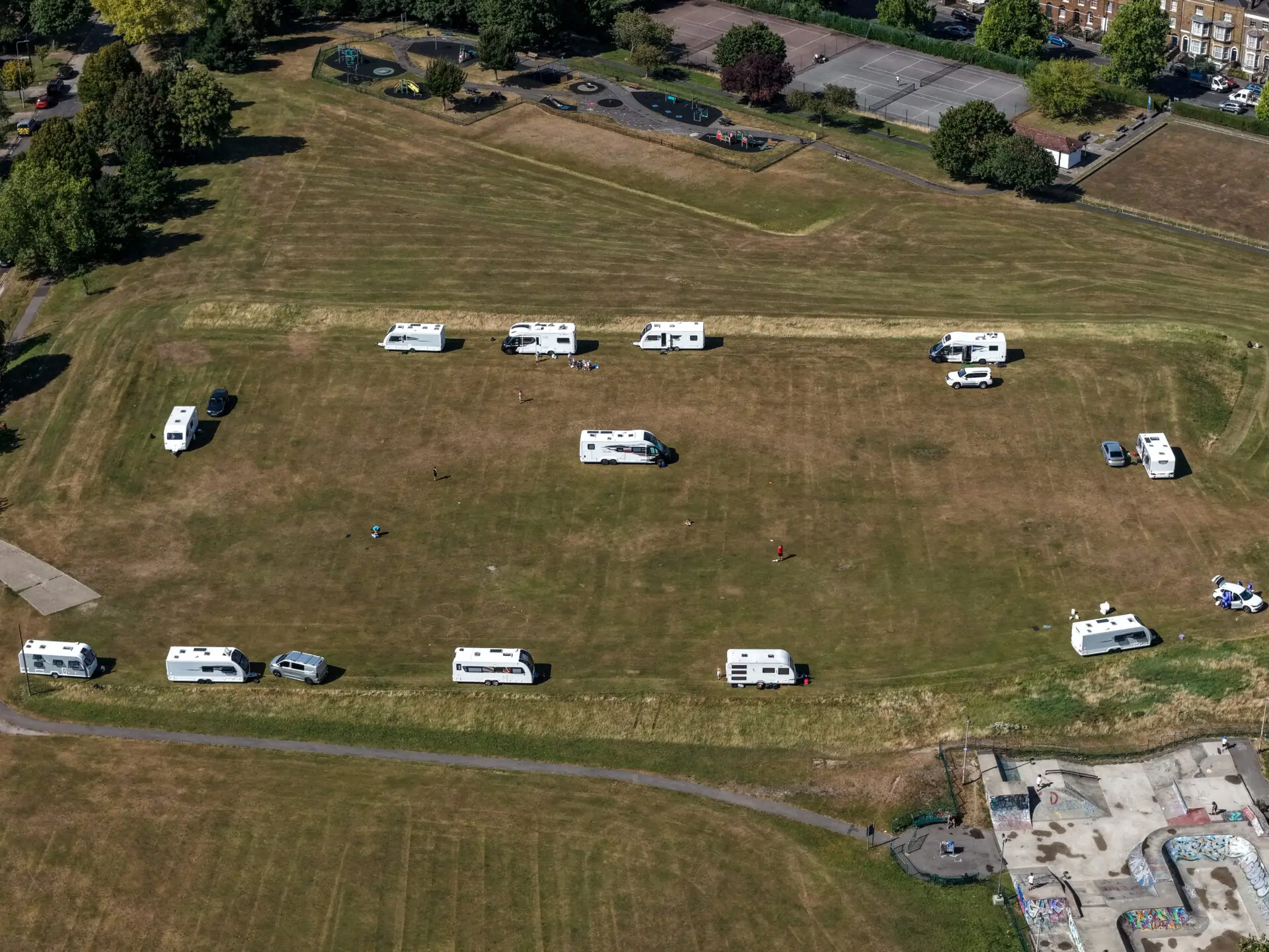 Travellers invade Napoleonic Fort Pitt Site in Chatham