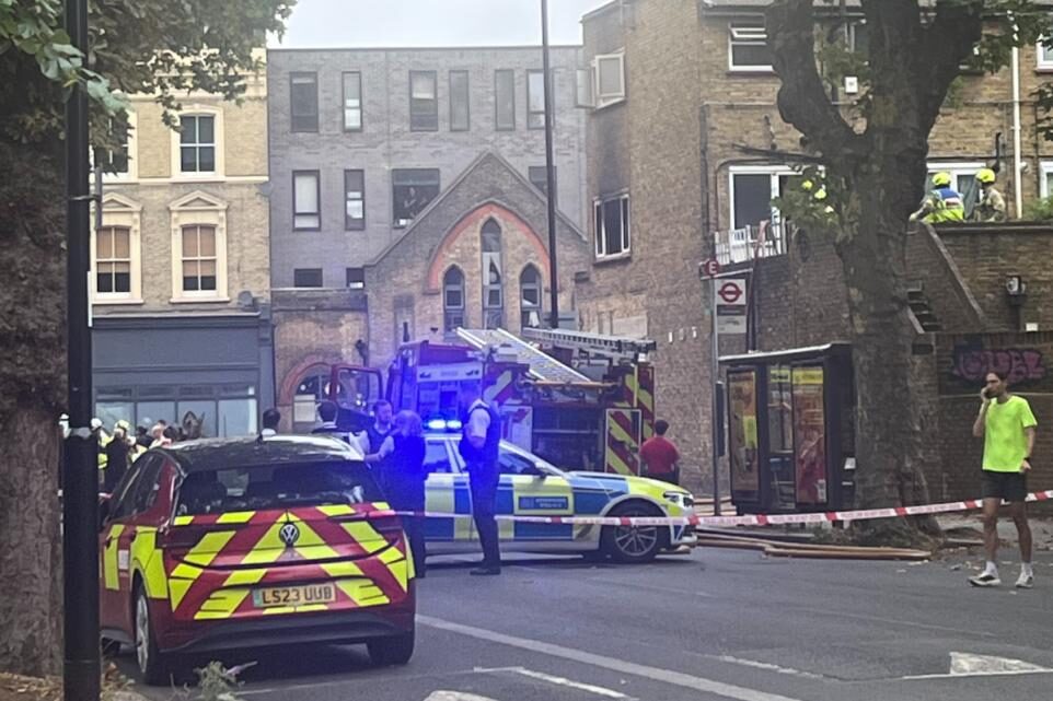 Adelaide Avenue Brockley fire: Three people rushed to hospital