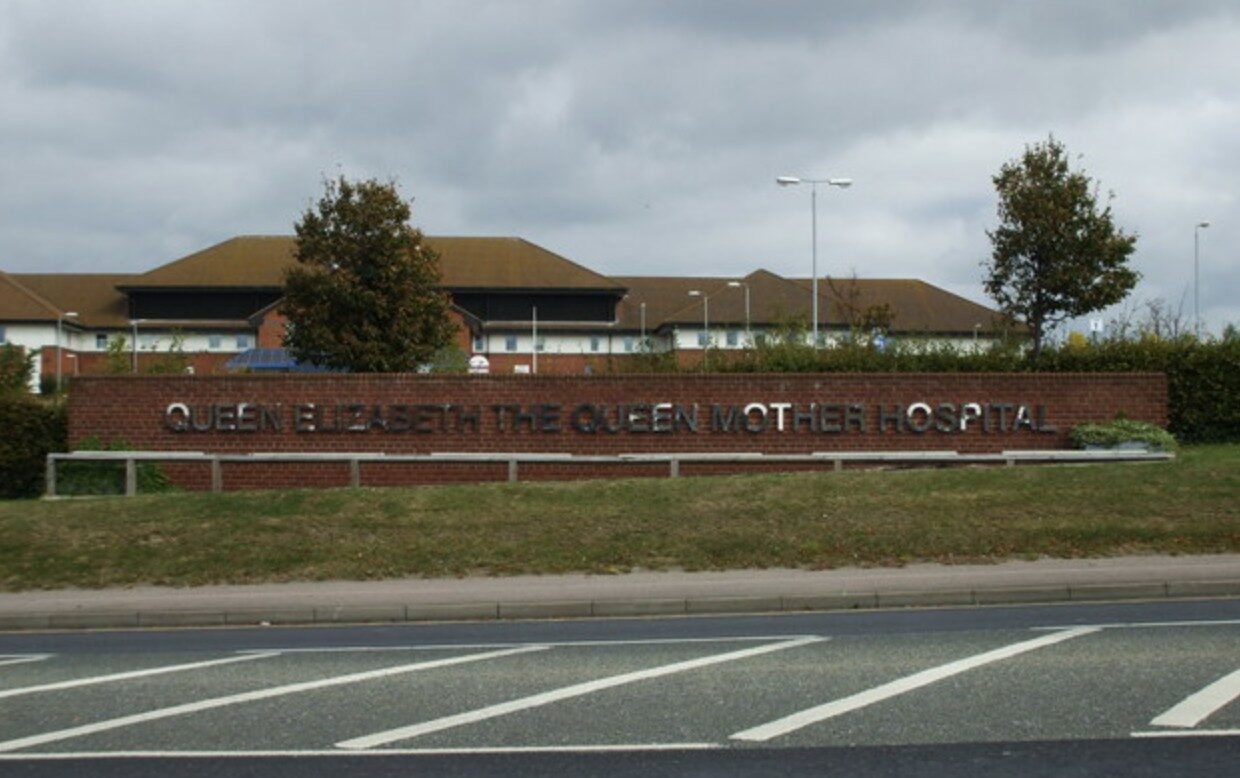 Child Hit by Bus Outside Margate Hospital as Air Ambulance and Police Respond