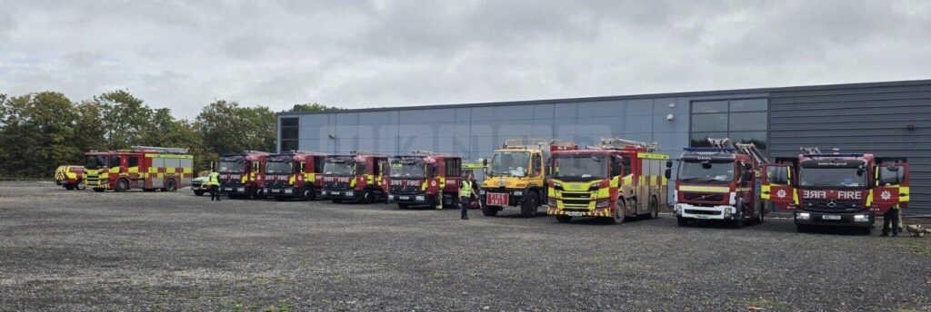 London Fire Brigade Crews Join Effort to Battle 10-Square-Mile Wildfire in North Yorkshire