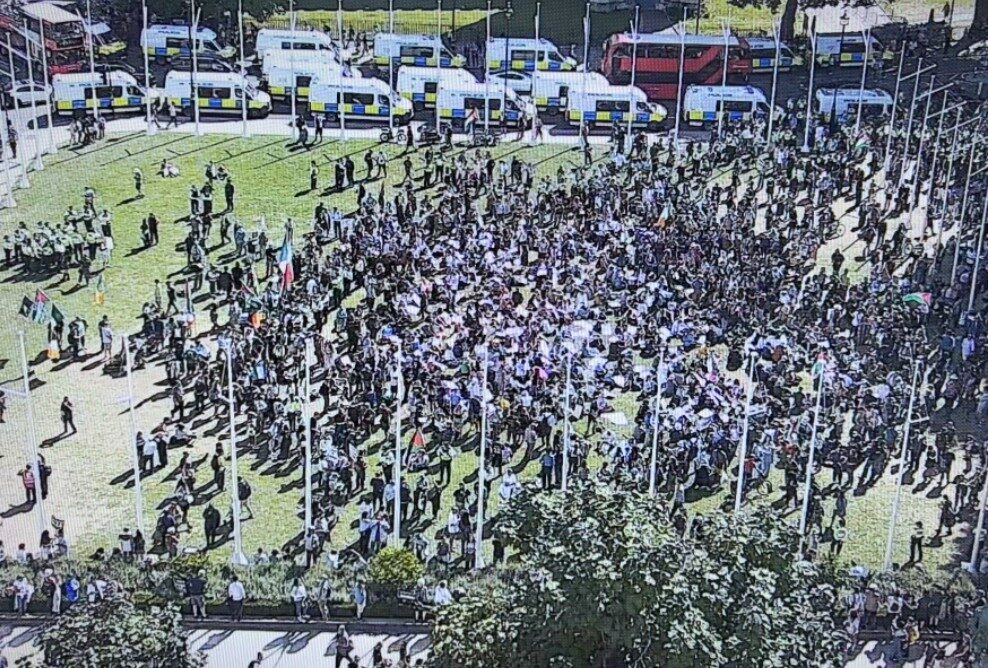 Over 360 Arrests in Parliament Square as Police Crack Down on Proscribed Group Support