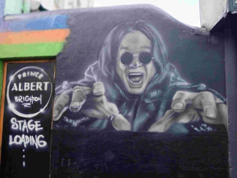 Ozzy Osbourne Immortalised in Brighton Mural at Iconic Prince Albert Pub