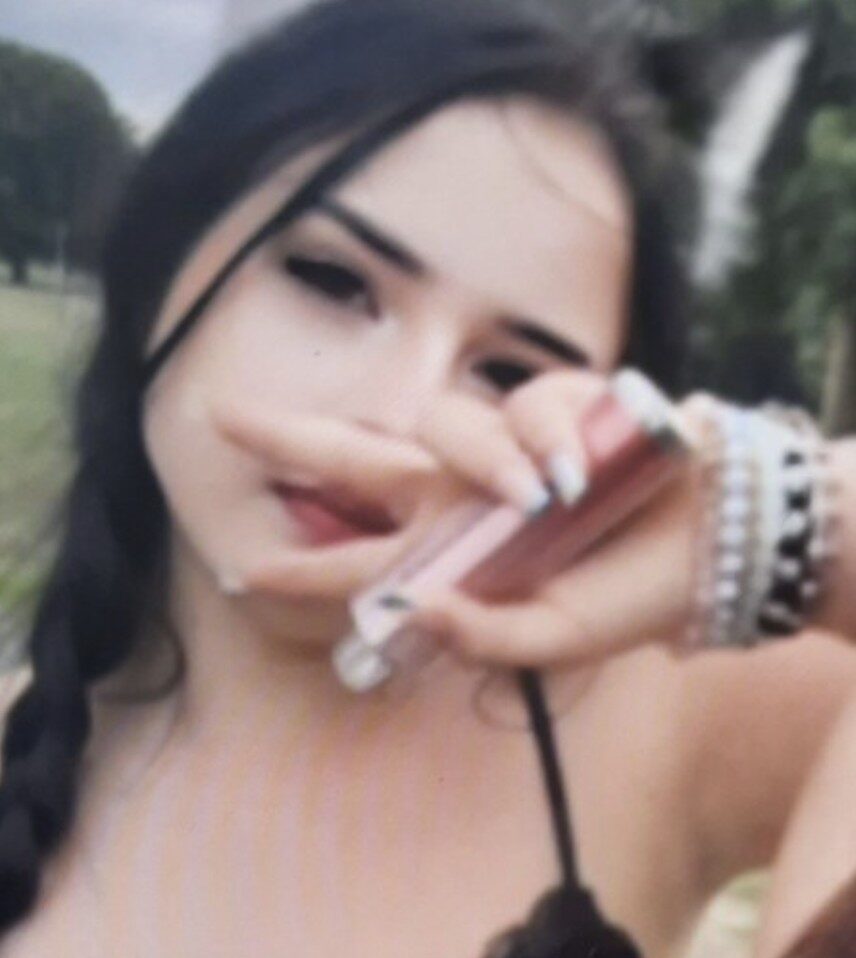 Police are searching for a 13-year-old girl who has gone missing in her PJs and without shoes