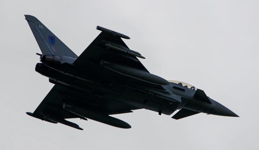 RAF Typhoons scrambled after civilian aircraft loses contact with air traffic control