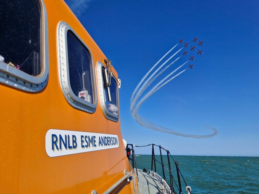RNLI and Lifeguards in Action Twice on Airbourne Finale