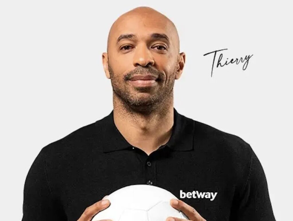 Thierry Henry Joins Betway as Its Global Ambassador