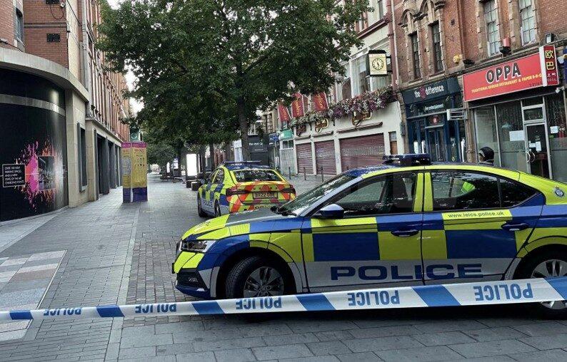 Three Police Officers Injured After ‘Unknown Liquid’ Thrown in Leicester City Centre