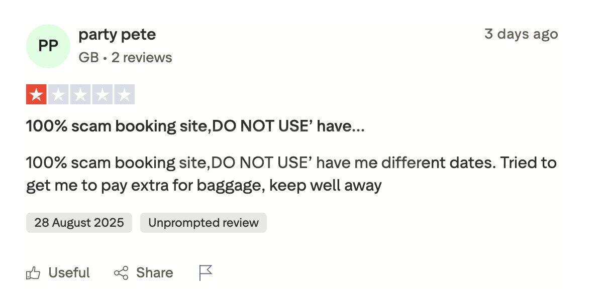 Warning Issued Over Flightoworld Travel Bookings After Customer Reports ‘Scam’