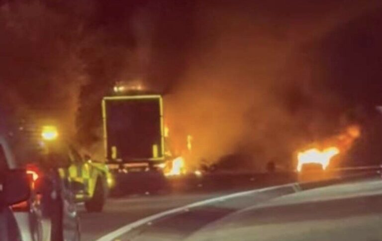 M20 Shut After Lorry Blaze Sparks Chaos – UKNIP