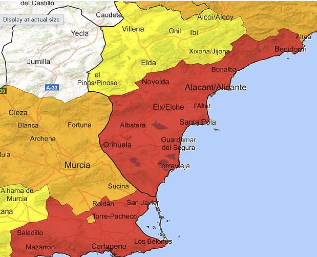 Spanish Holiday Hotspot on Red Alert as Storm Alice Strikes – UKNIP