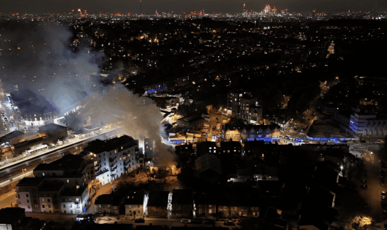 Fire Tears Through Finches Sports Shop