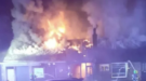 Late-Night Blaze Destroys Huddersfield Cafe and Shops