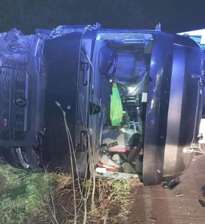 Serious Lorry Crash Closes Lane on M54 in Both Directions