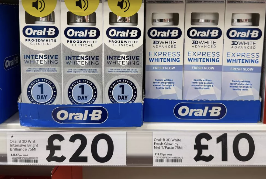 Shoppers Slam Sky-High Costs as Whitening Tubes Touch £23
