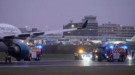 Aer Lingus Plane Surrounded by Fire Engines After Emergency Manchester Landing