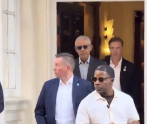 Barack Obama Spotted Leaving UK Mega-Mansion Amid Indictment Rumours