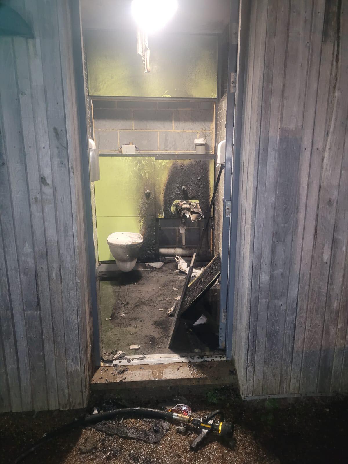 Blaze Hits Peacehaven’s Public Toilets in Suspected Arson Attack