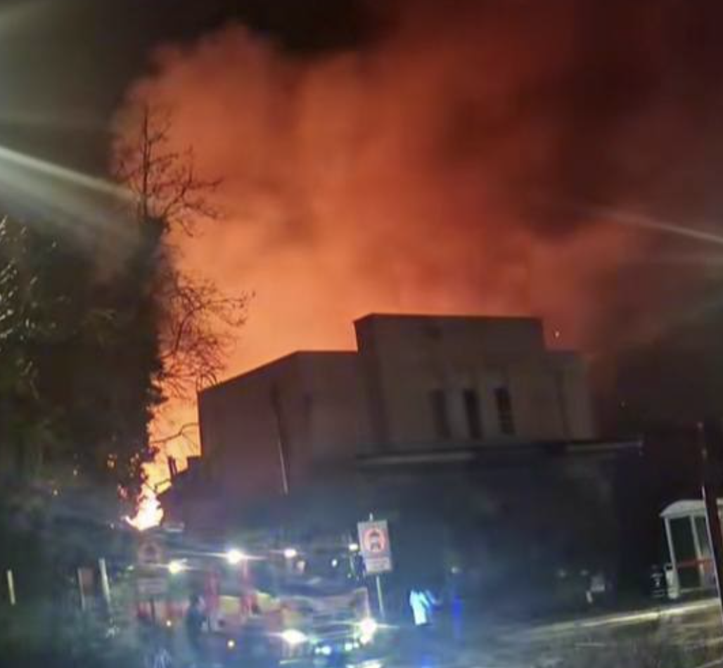 Massive Blaze at Old Ritz Ballroom Sparks Chaos in Brighouse