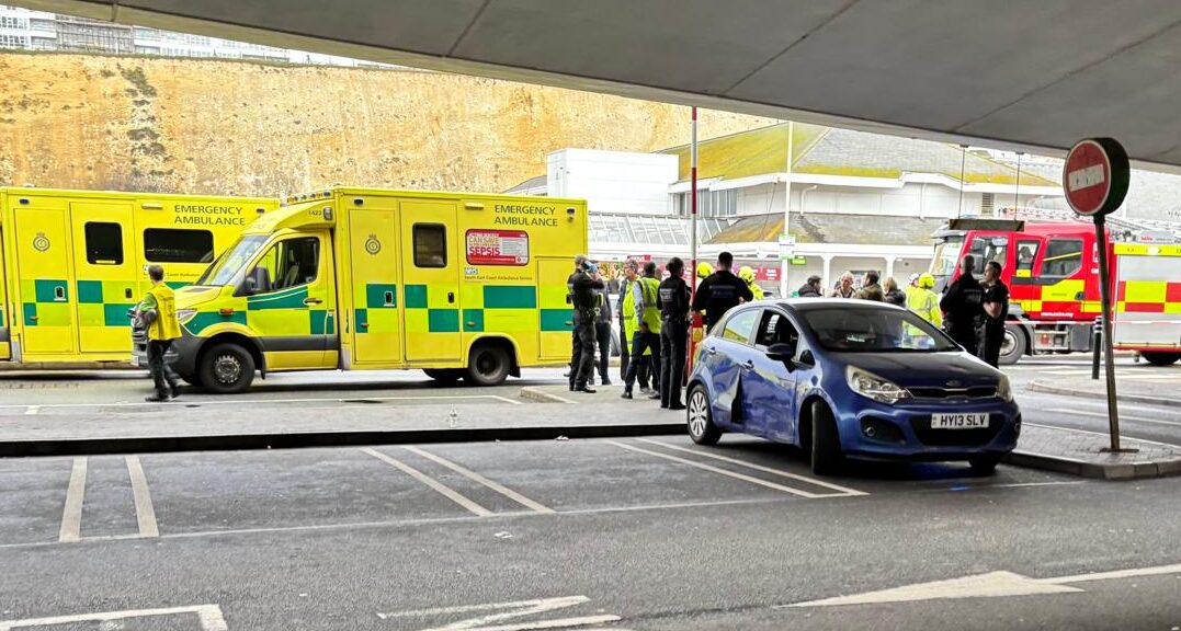 Car Hits Kids Near ASDA in Brighton Marina