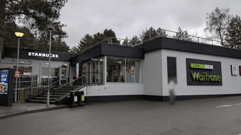 Chase Ends After Running Out of Fuel at Fleet Services