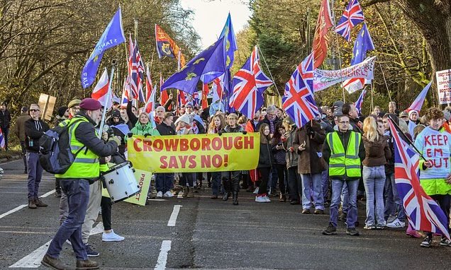 Crowborough Rallies Against Home Office Asylum Plan for Army Camp