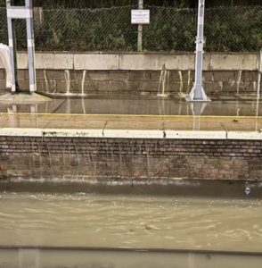 Water Main Burst Halts Trains Between Liverpool Street and Hertford East