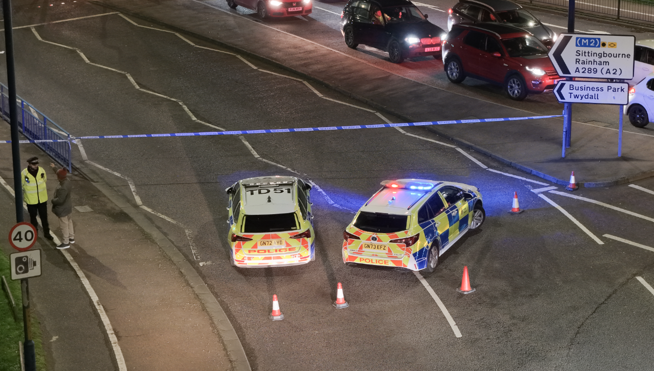 Emergency Chaos! Pier Road Shut in Gillingham After Hit and Run Collision