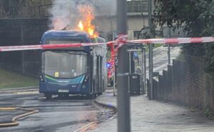 Hydrogen Bus Erupts in Flames in Crawley Town Centre
