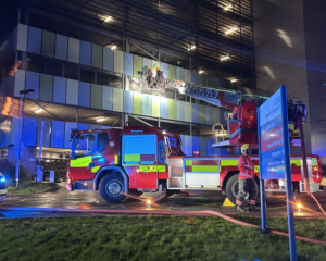 Flames engulf 12 vehicles as fire service declares 'major incident' in Cambridge