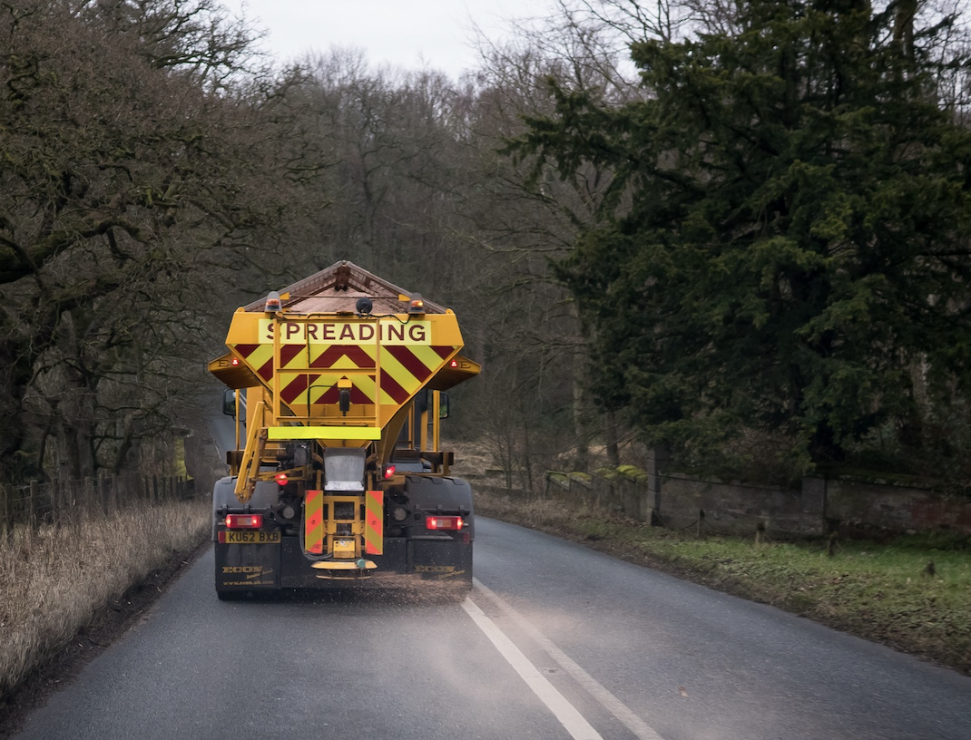 Gritters Roll Out in Kent and Sussex this afternoon as frost bites