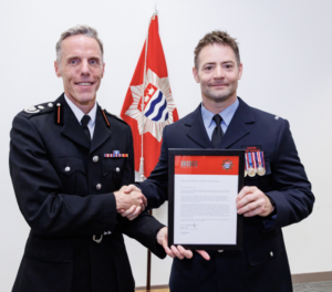 Hero Firefighter Dives to Save Woman from Plunging Off Catford Roof