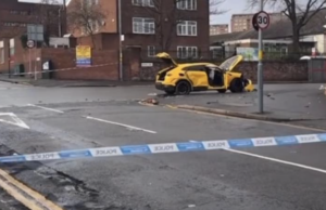 Lamborghini Wrecked in Brutal Early-Morning Stabbing in Birmingham