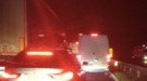 M20 Chaos: Three-Van Smash Closes Lane Near Ashford