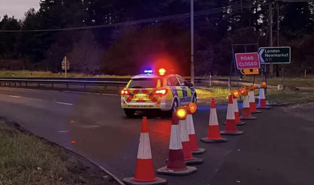 Man Shot Dead by Police in Thetford After Crash and Gun Sighting