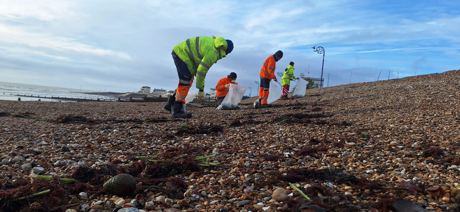 Massive Beach Clean-Up Underway After Storm Dumps Shipping Containers on UK Coast