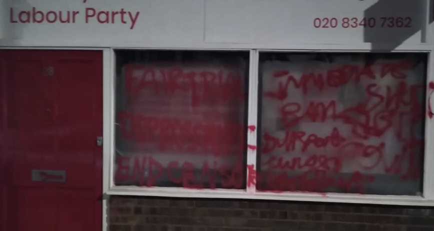 Police Launch Probe After Pro-Palestine Activists Vandalise David Lammy’s Labour Office