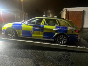 Police Patrol Car Targeted Amid Serious Crash