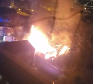 Early Morning Blaze Engulfs Plumstead Car Workshop