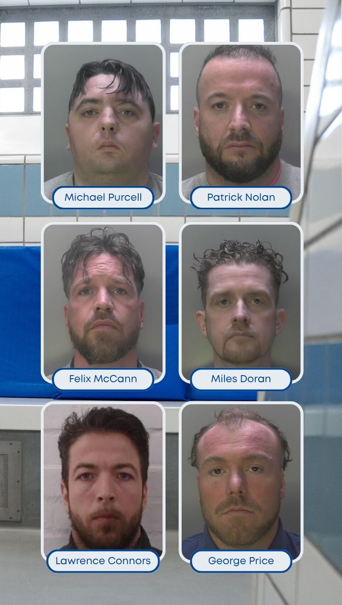 Six Burglars Jailed for Over 54 Years After Massive South East Crime Spree